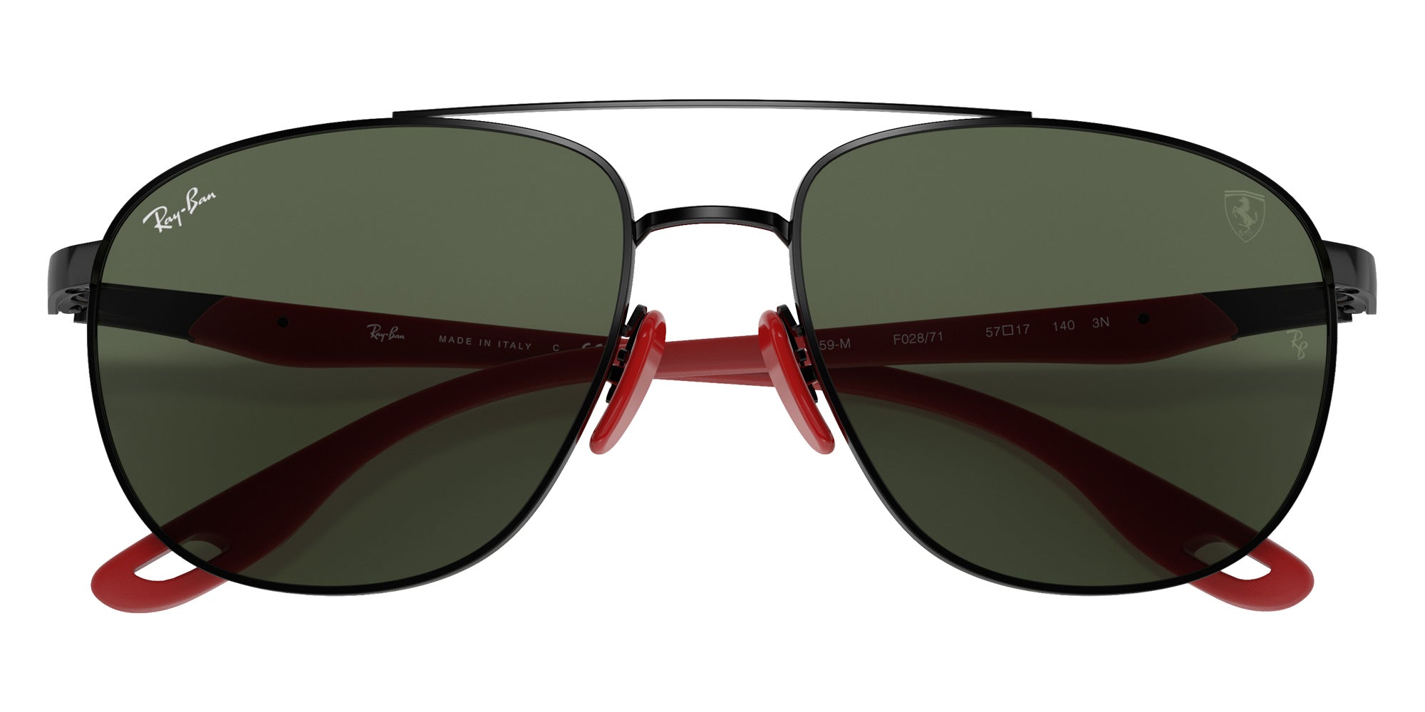 Ray-Ban® RB3659M RB3659M F02871 57 Sunglasses - Black