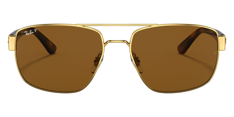 Ray-Ban® RB3663 RB3663 001/57 60 Sunglasses - Gold
