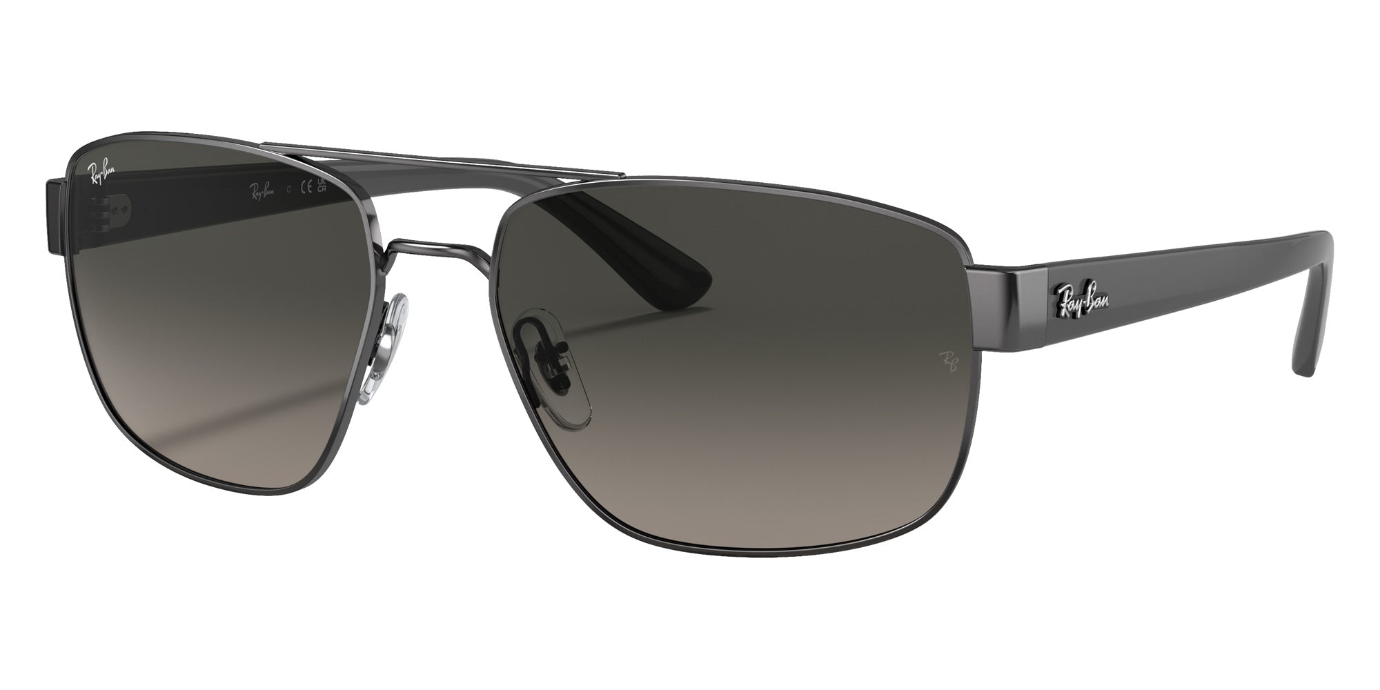 Ray-Ban® RB3663 RB3663 004/71 60 Sunglasses - Gunmetal