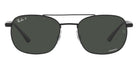 Ray-Ban® Chromance RB3670Ch RB3670CH 003/P1 54 - Silver with Polarized Dark Green lenses Sunglasses