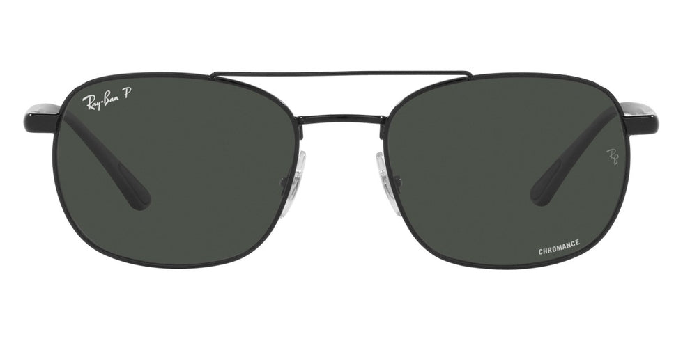 Ray-Ban® Chromance RB3670Ch RB3670CH 003/P1 54 - Silver with Polarized Dark Green lenses Sunglasses