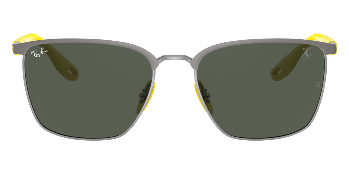 Ray-Ban® Scuderia Ferrari Collection RB3673M RB3673M F06371 56 - Matte Gunmetal On Gunmetal with Dark Green lenses Sunglasses