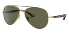 Ray-Ban® RB3675 RB3675 001/58 58 Sunglasses - Arista Gold
