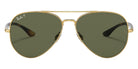 Ray-Ban® RB3675 RB3675 001/58 58 Sunglasses - Arista Gold