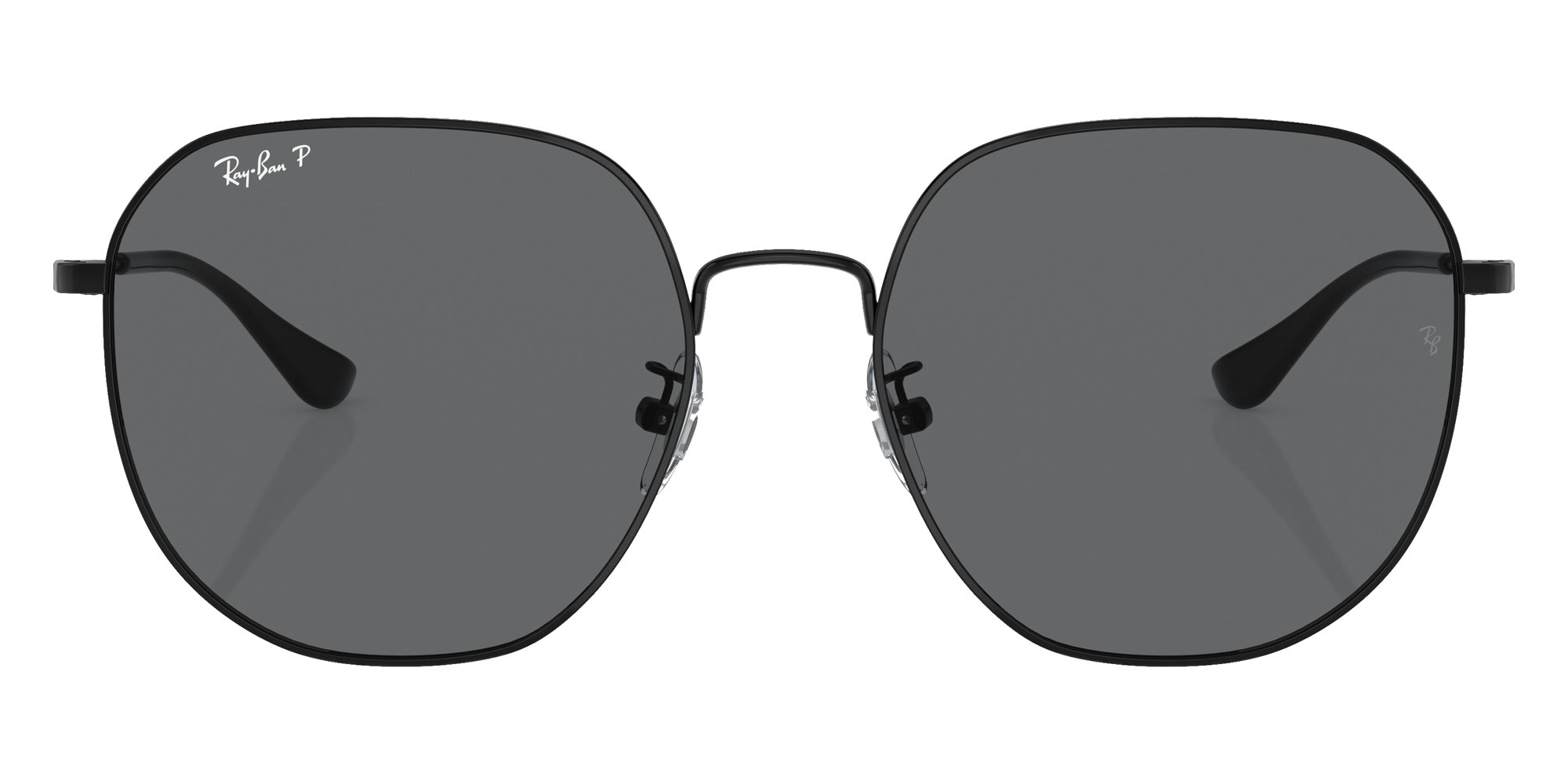 Ray-Ban® RB3680D RB3680D 002/81 60 Sunglasses - Black