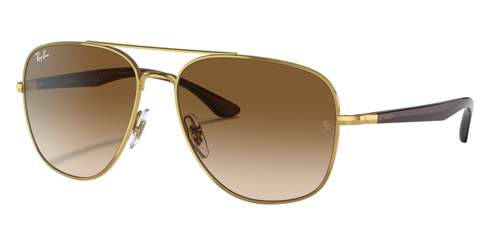 Ray-Ban® RB3683 RB3683 001/51 56 Sunglasses - Gold