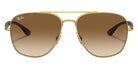 Ray-Ban® RB3683 RB3683 001/51 56 Sunglasses - Gold