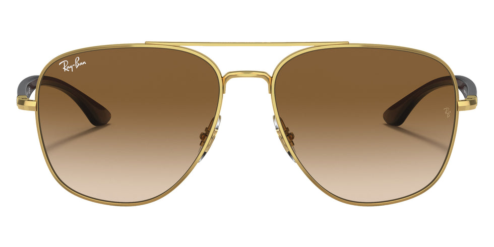 Ray-Ban® RB3683 RB3683 001/51 56 Sunglasses - Gold