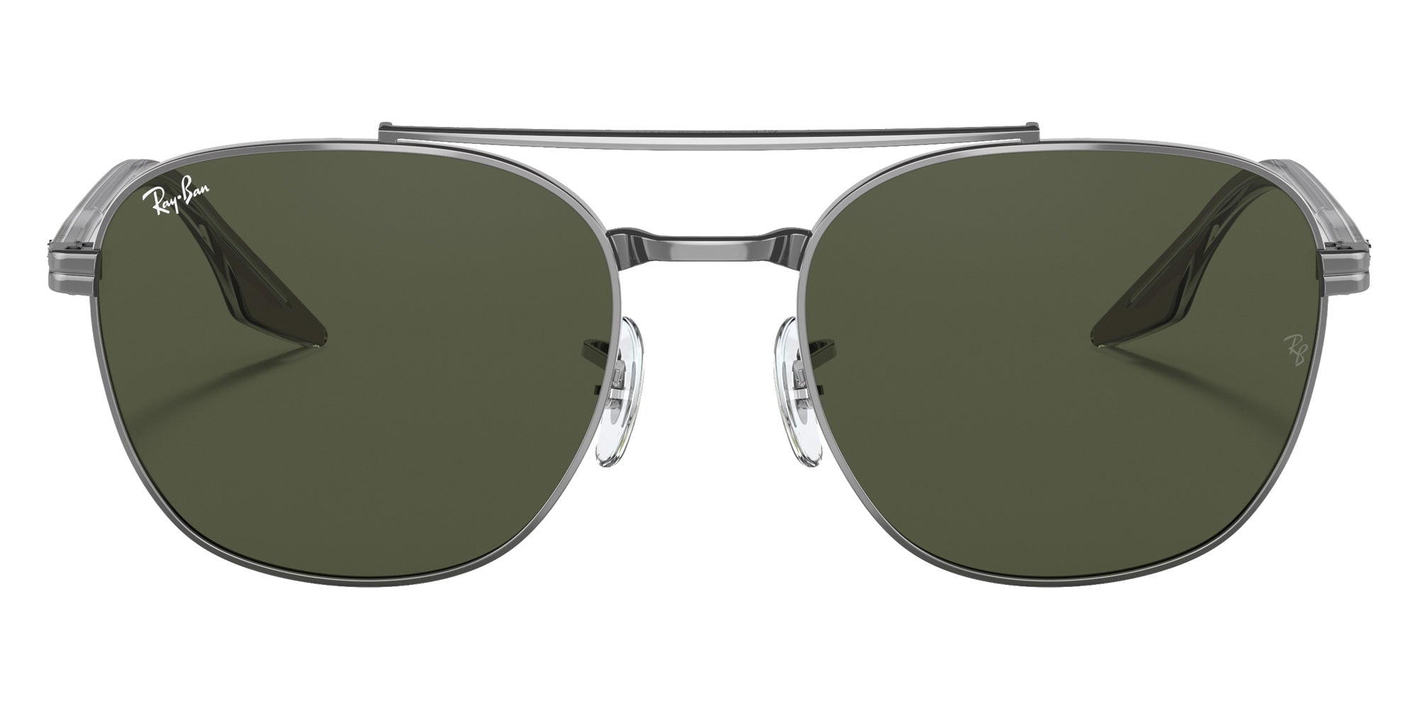 Ray-Ban® RB3688 RB3688 004/31 58 Sunglasses - Gray On Transparent