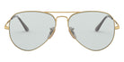 Ray-Ban® Aviator Metal Ii RB3689 RB3689 001/GD 58 - Arista with Clear Gradient Blue lenses Sunglasses