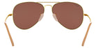 Ray-Ban® Aviator Metal Ii RB3689 RB3689 001/T3 58 - Arista with Evolve Photochromic Gray To Violet lenses Sunglasses