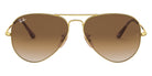 Ray-Ban® Aviator Metal Ii RB3689 RB3689 914731 62 - Arista with G-15 Green lenses Sunglasses
