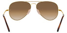 Ray-Ban® Aviator Metal Ii RB3689 RB3689 9064AF 55 - Arista with Purple Polarized lenses Sunglasses
