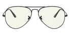 Ray-Ban® Aviator Metal Ii RB3689 RB3689 914831 55 - Black with G-15 Green lenses Sunglasses