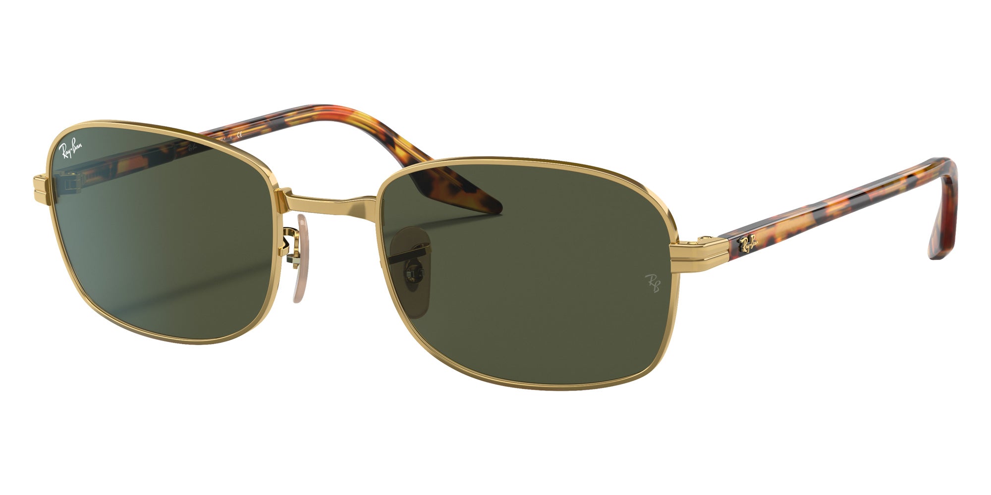 Ray-Ban® RB3690 RB3690 001/31 51 Sunglasses - Yellow Havana
