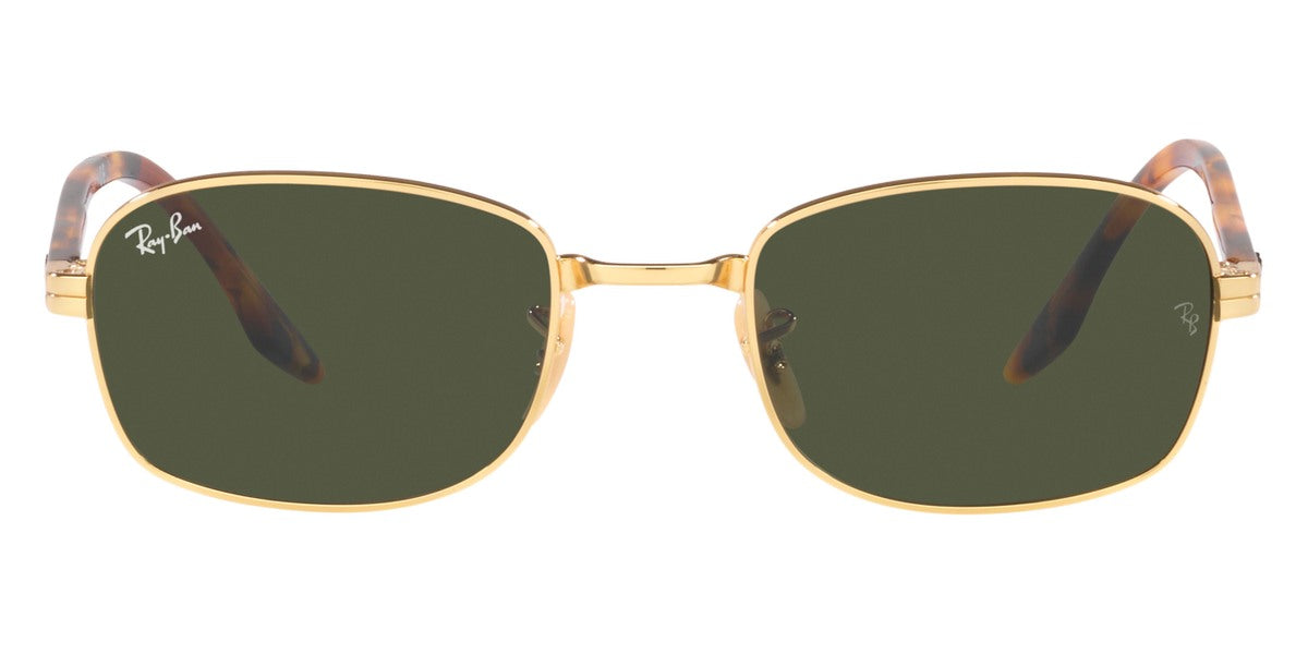 Ray-Ban® ARISTA GREEN 0RB3690 RB3690 001/31 54 - Arista with Green lenses Sunglasses