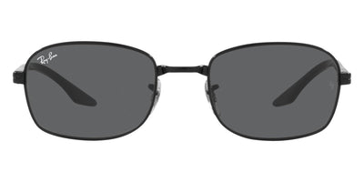 Ray-Ban® BLACK DARK GREY 0RB3690 RB3690 002/B1 54 - Black with Dark Gray lenses Sunglasses