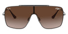 Ray-Ban® Wings Ii RB3697 RB3697 004/13 35 - Gunmetal with Brown Gradient Dark Brown lenses Sunglasses