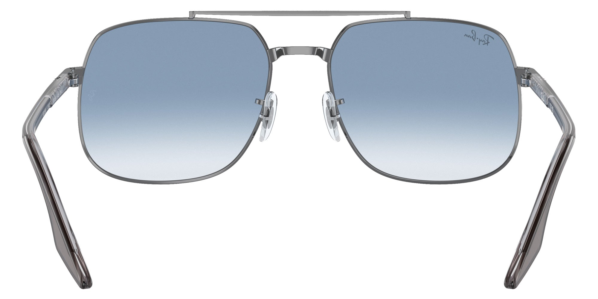 Ray-Ban® RB3699 RB3699 004/3F 59 Sunglasses - Gray On Transparent