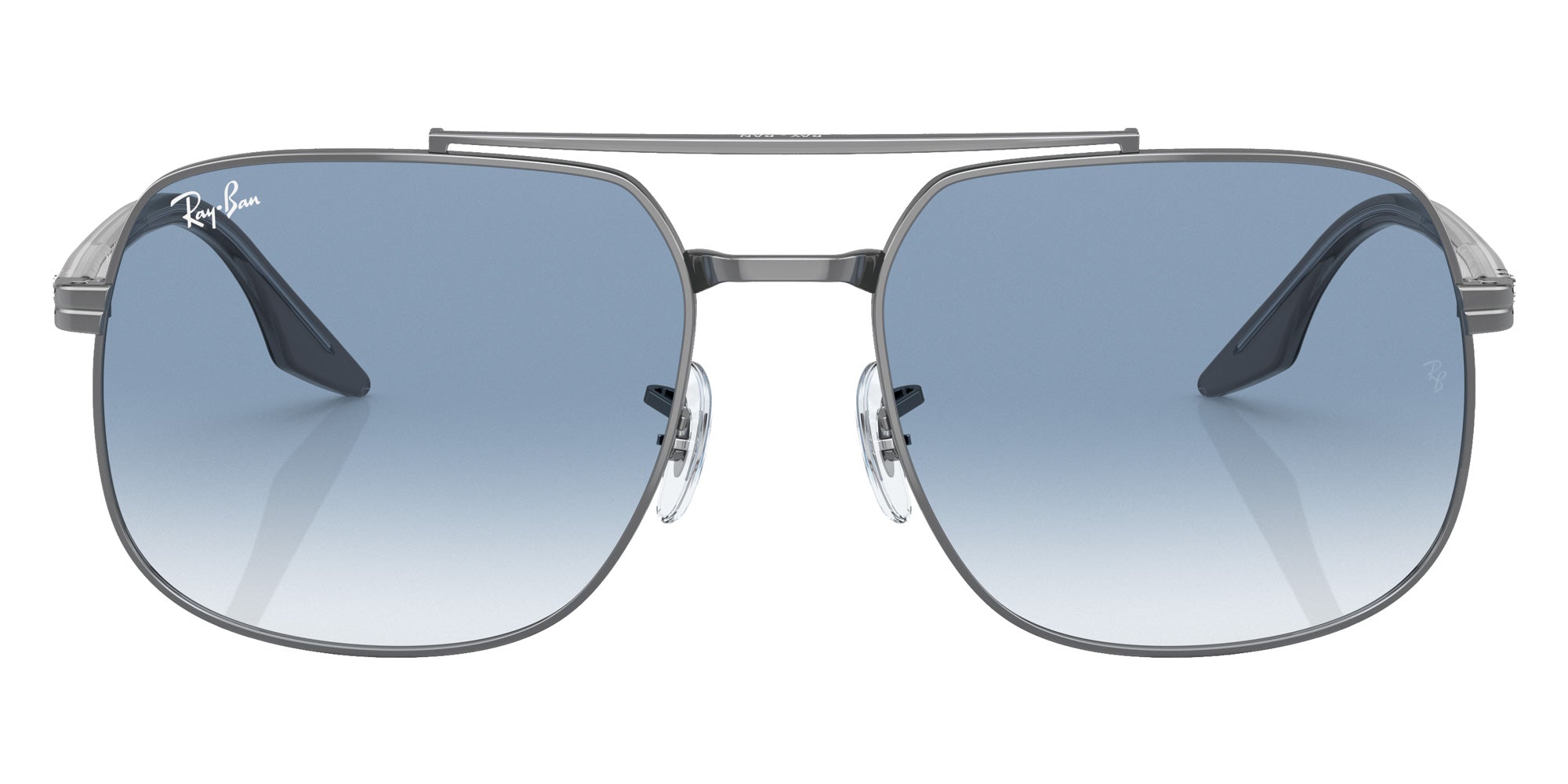 Ray-Ban® RB3699 RB3699 004/3F 59 Sunglasses - Gray On Transparent
