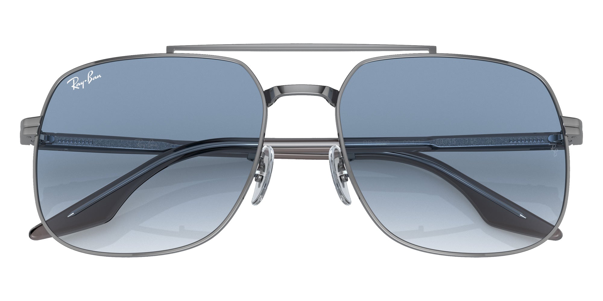 Ray-Ban® RB3699 RB3699 004/3F 59 Sunglasses - Gray On Transparent