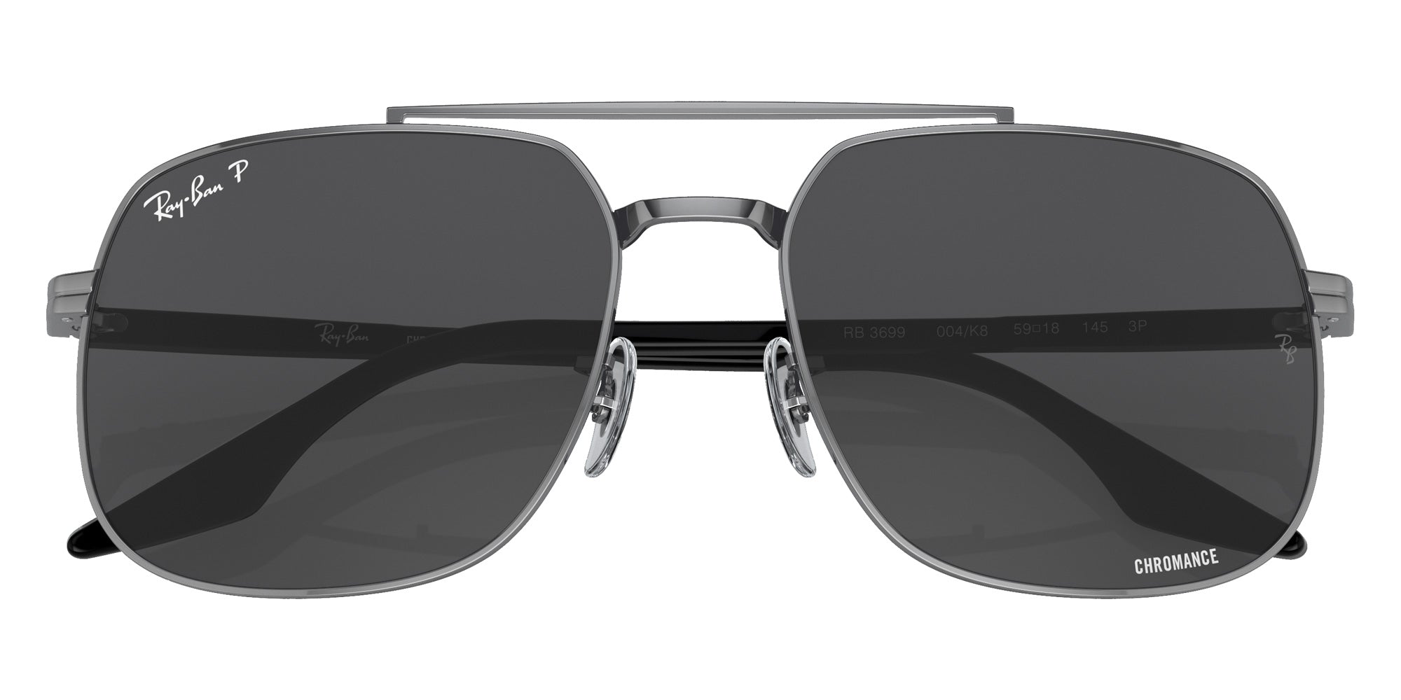 Ray-Ban® RB3699 RB3699 004/K8 59 Sunglasses - Black