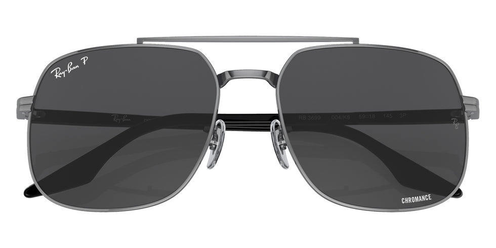 Ray-Ban® RB3699 RB3699 004/K8 59 Sunglasses - Black