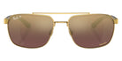 Ray-Ban® RB3701 RB3701 001/6B 59 Sunglasses - Brown