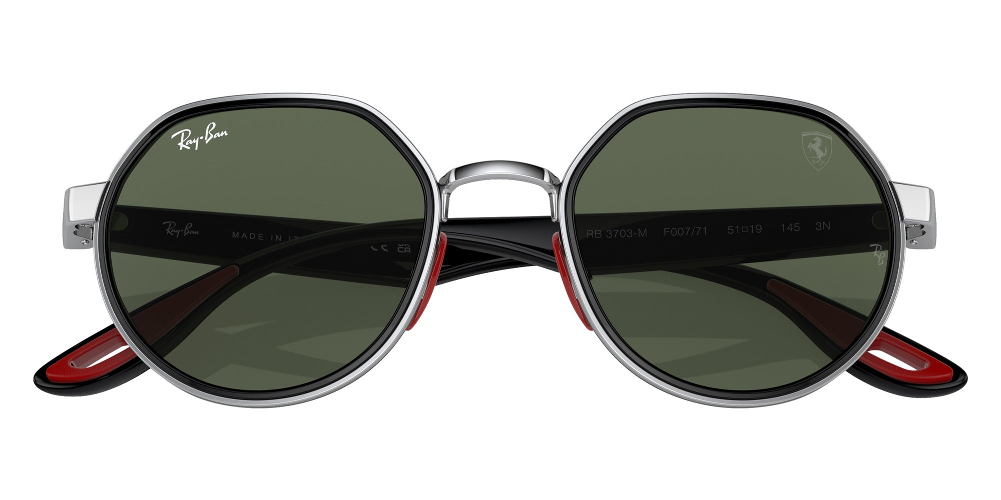 Ray-Ban® RB3703M RB3703M F00771 51 Sunglasses - Black