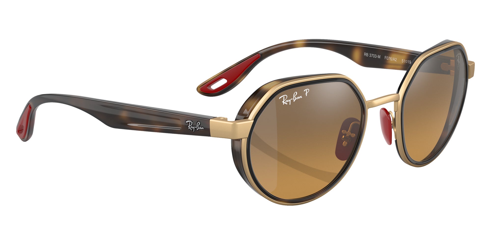 Ray-Ban® RB3703M RB3703M F076A2 51 Sunglasses - Havana