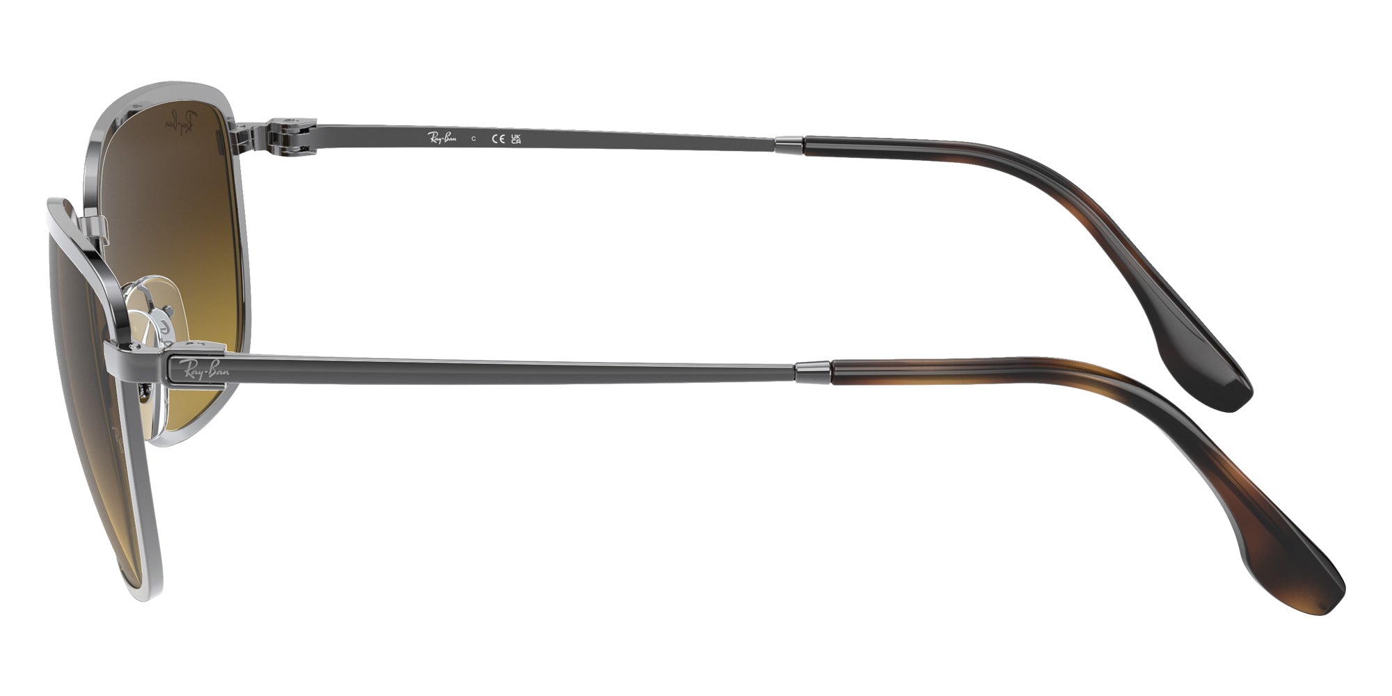 Ray-Ban® RB3705 RB3705 916785 60 Sunglasses - Gunmetal
