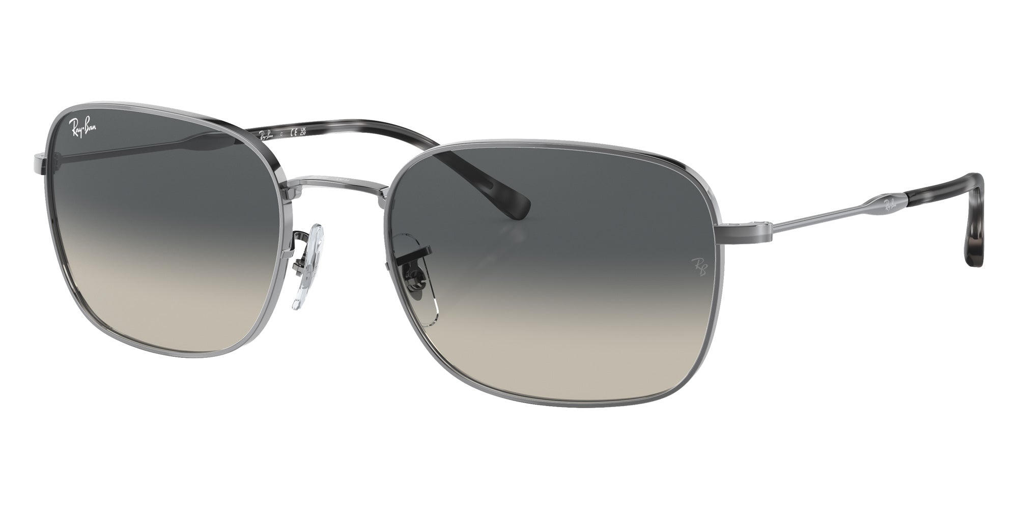 Ray-Ban® RB3706 RB3706 004/71 57 Sunglasses - Gunmetal