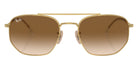 Ray-Ban® RB3707 RB3707 001/51 57 Sunglasses - Arista Gold