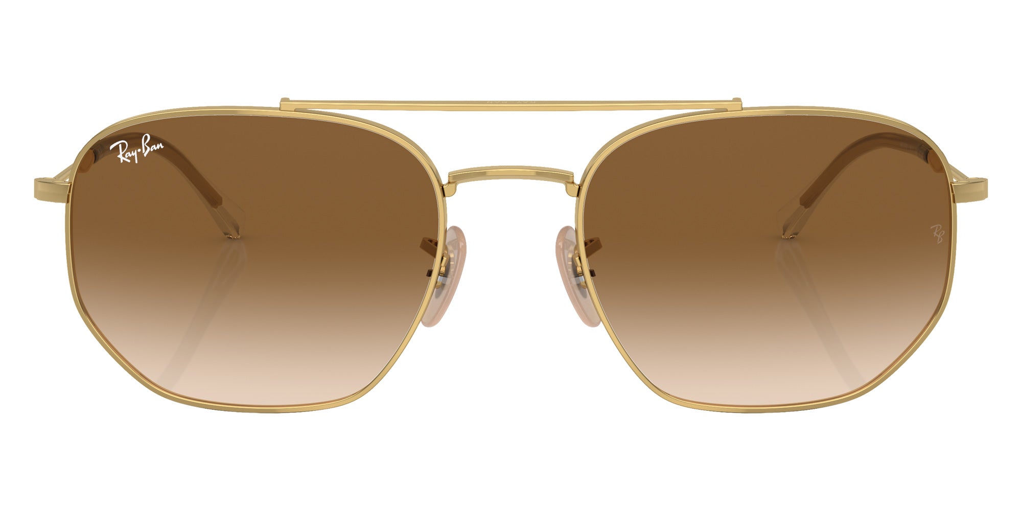 Ray-Ban® RB3707 RB3707 001/51 57 Sunglasses - Arista Gold