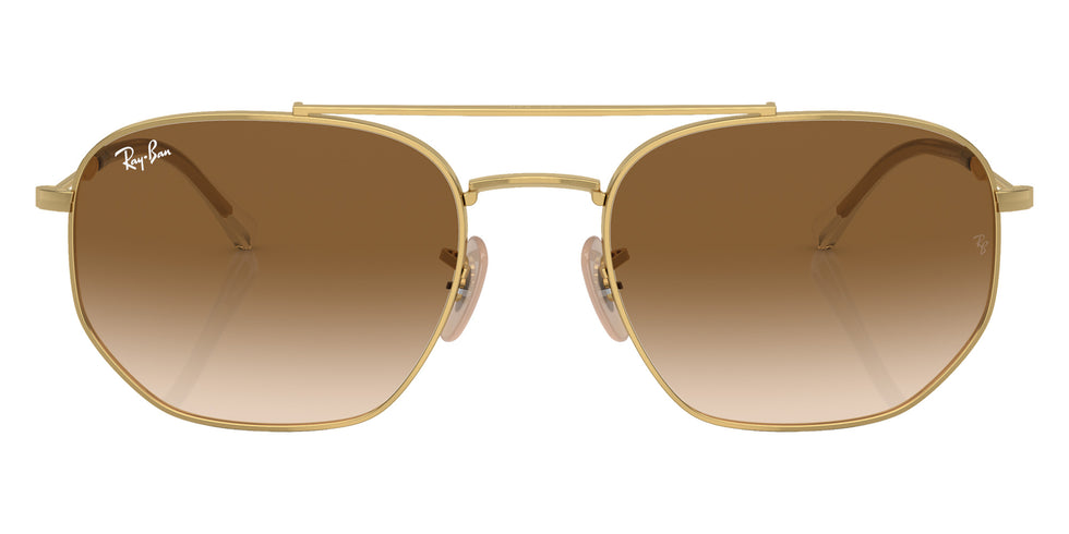 Ray-Ban® RB3707 RB3707 001/51 57 Sunglasses - Arista Gold