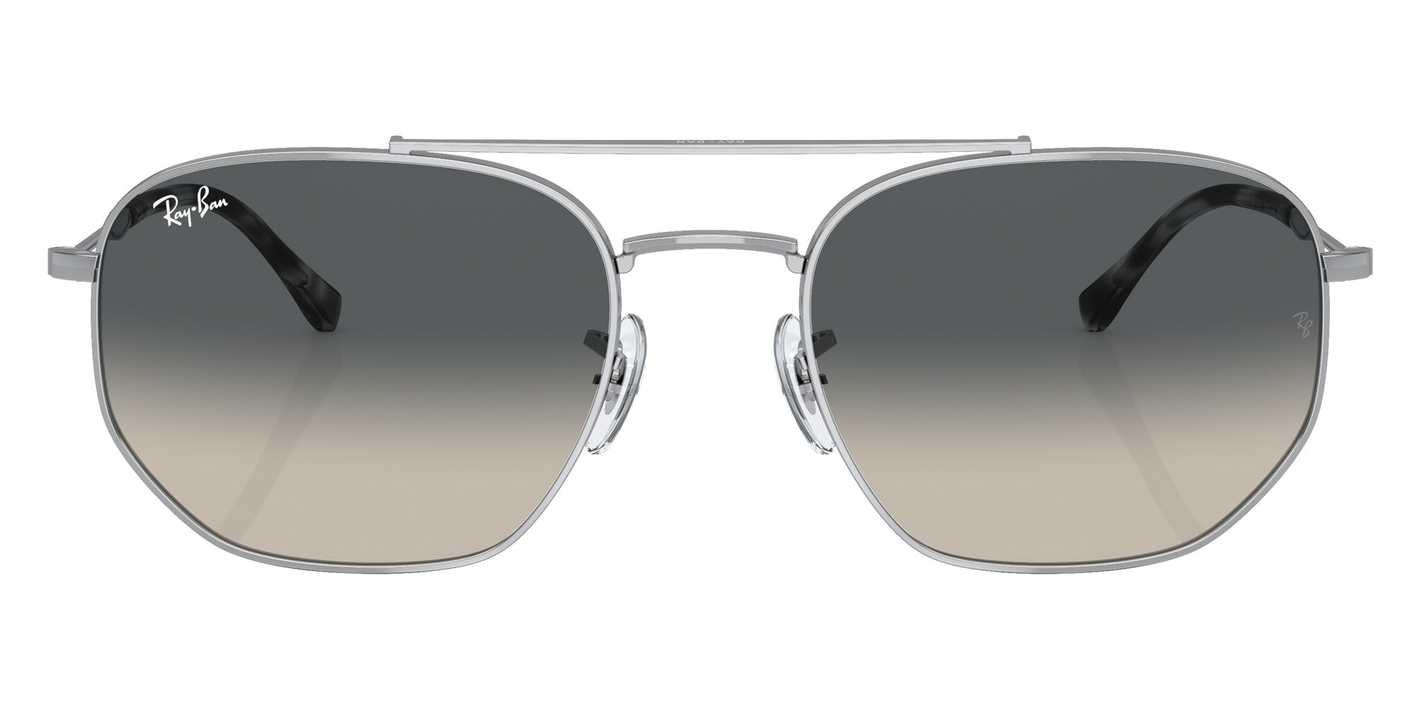 Ray-Ban® RB3707 RB3707 003/71 57 Sunglasses - Silver