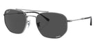 Ray-Ban® RB3707 RB3707 004/K8 57 Sunglasses - Gunmetal
