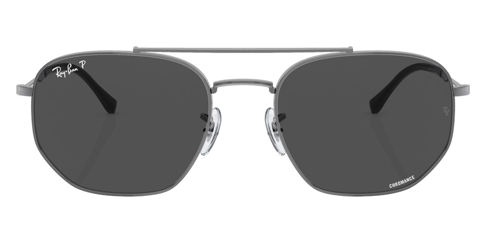 Ray-Ban® RB3707 RB3707 004/K8 57 Sunglasses - Gunmetal
