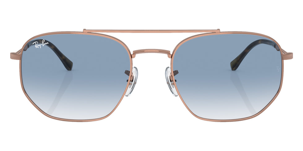 Ray-Ban® RB3707 RB3707 92023F 54 Sunglasses - Rose Gold