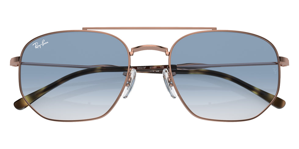 Ray-Ban® RB3707 RB3707 92023F 54 Sunglasses - Rose Gold