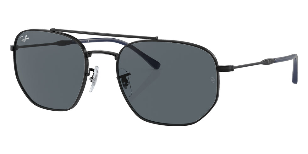 Ray-Ban® RB3707 RB3707 9257R5 54 Sunglasses - Black