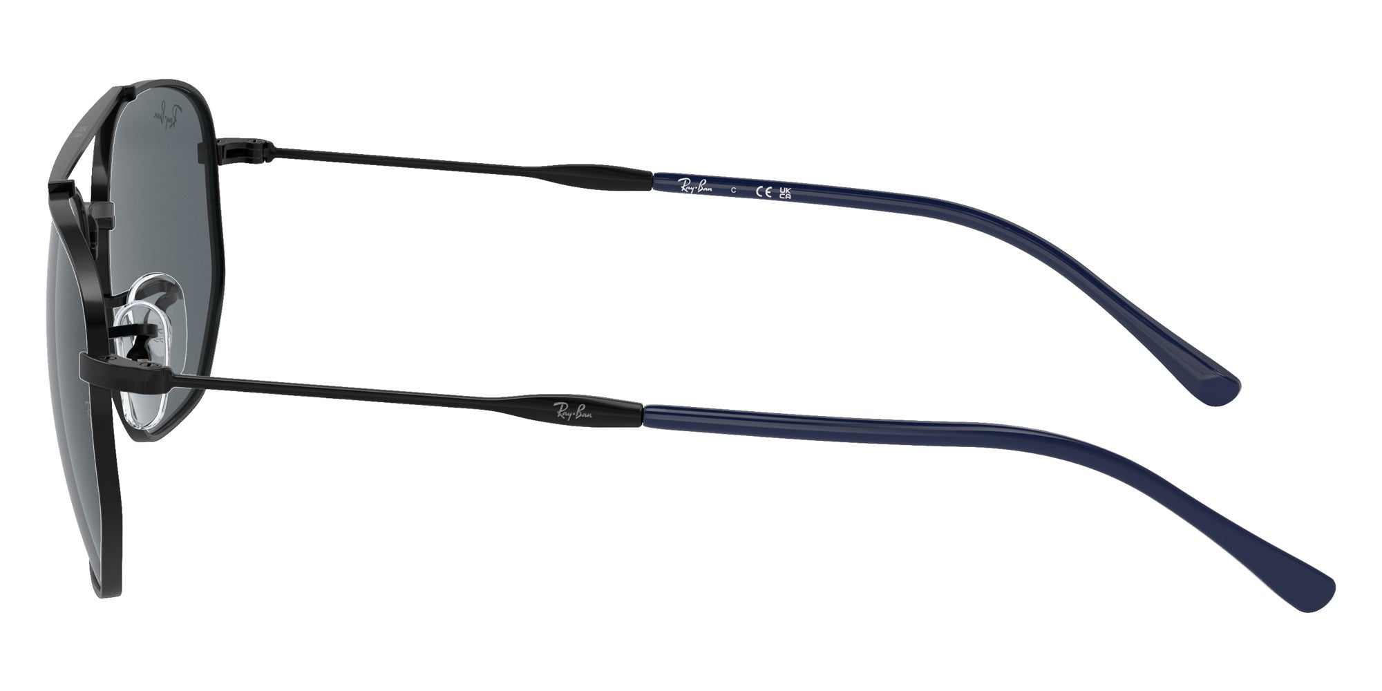 Ray-Ban® RB3707 RB3707 9257R5 54 Sunglasses - Black
