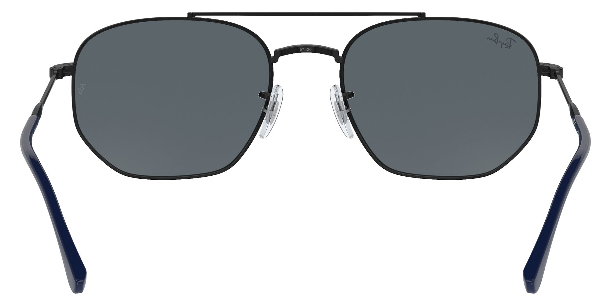 Ray-Ban® RB3707 RB3707 9257R5 54 Sunglasses - Black