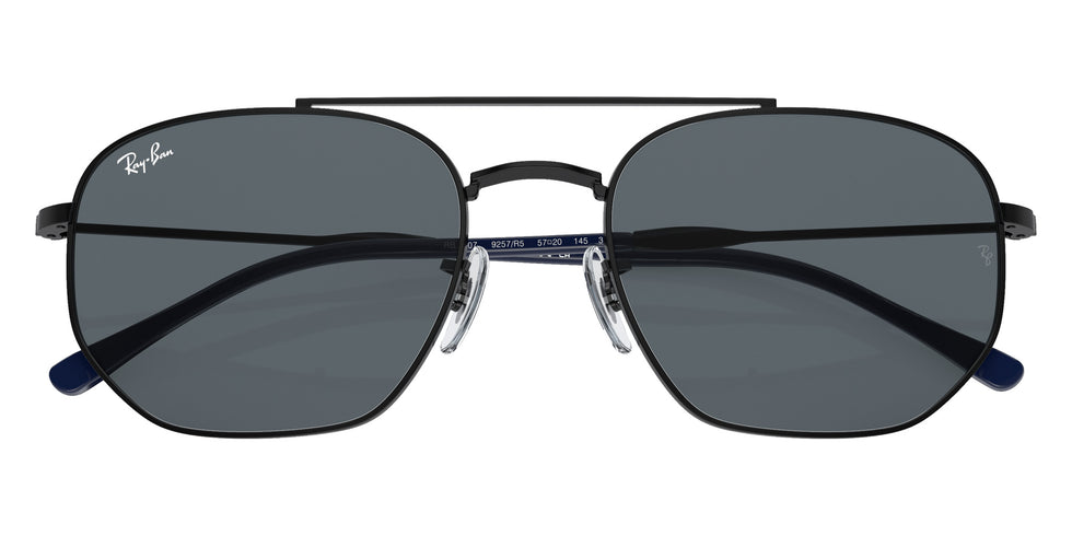 Ray-Ban® RB3707 RB3707 9257R5 54 Sunglasses - Black