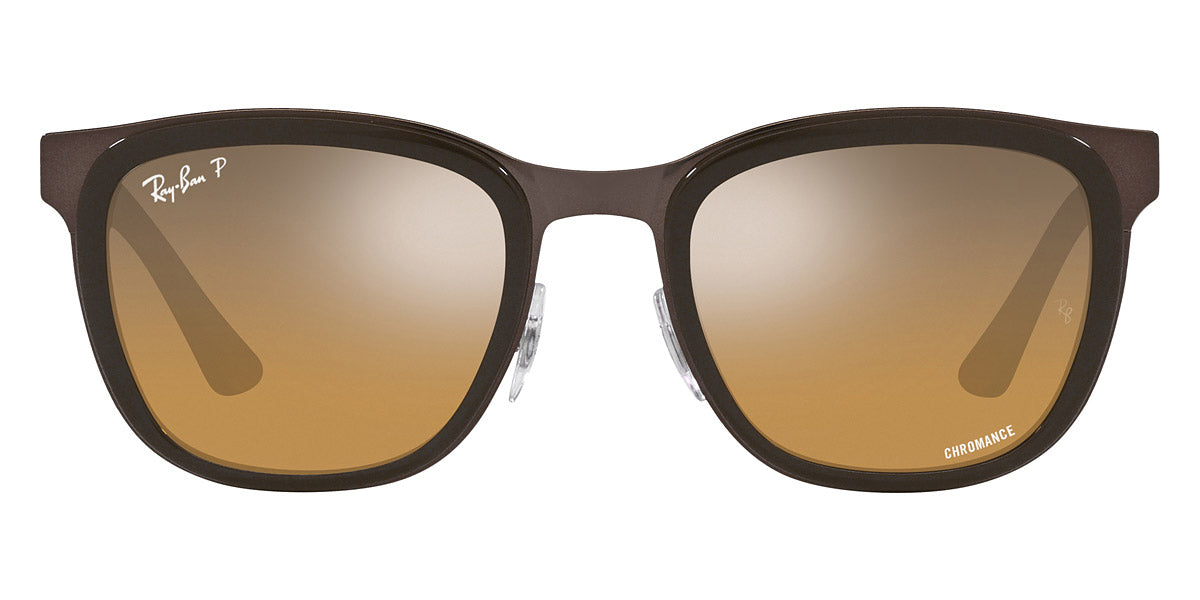 Ray-Ban® CLYDE 0RB3709 RB3709 9259A2 53 - Brown on Copper with Brown/Gray Polarized lenses Sunglasses