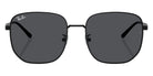 Ray-Ban® RB3713D RB3713D 002/87 57 Sunglasses - Black