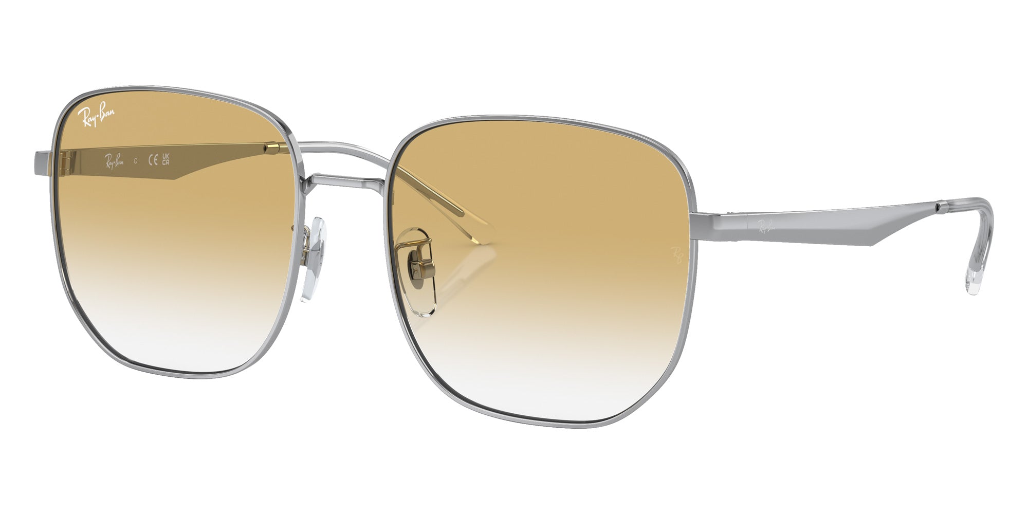 Ray-Ban® RB3713D RB3713D 003/2Q 57 Sunglasses - Silver