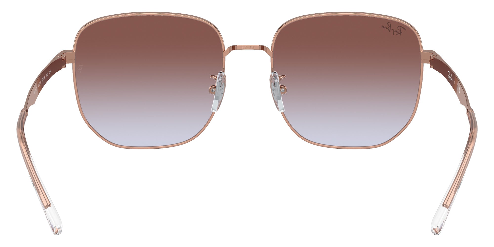 Ray-Ban® RB3713D RB3713D 9202I8 57 Sunglasses - Rose Gold