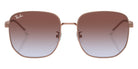 Ray-Ban® RB3713D RB3713D 9202I8 57 Sunglasses - Rose Gold