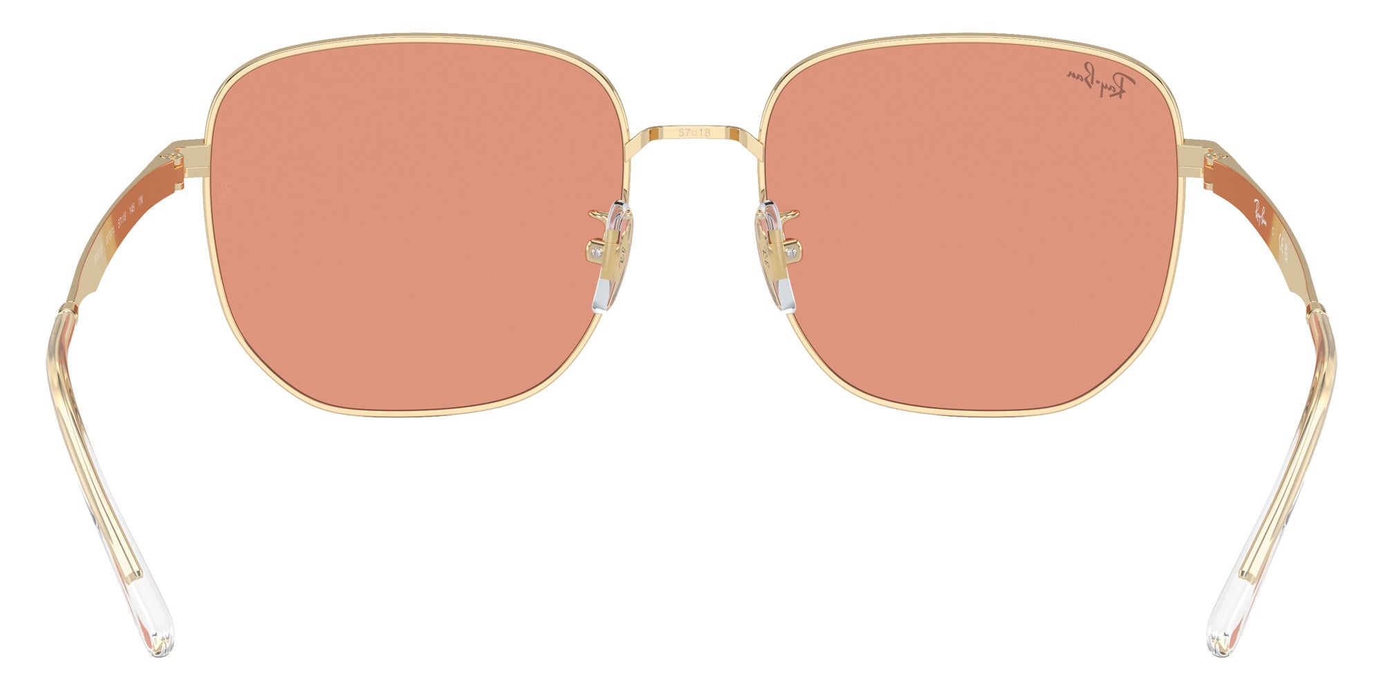 Ray-Ban® RB3713D RB3713D 921374 57 Sunglasses - Pale Gold